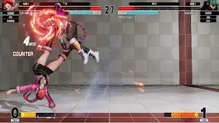 KOF XV Beta Double K.O