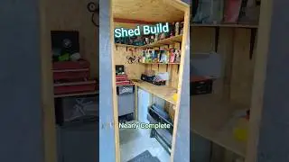 Shed Build.. to be continued #mancave #shed #tools #automobile #mechanic #diy #cars