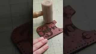 Laser Engraved/Cut Leather Card Wallet -- QUICK! #shorts