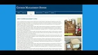 Courier Management System | PHP and MySQL Project Source Code | PHP MySQL CRUD Project