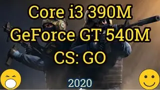 Core i3 390M + GeForce GT 540M = CS: GO