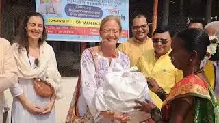 Foreign Dignitaries Join Lions Anaaj Daan Project | Borivali East & Seven Bungalows