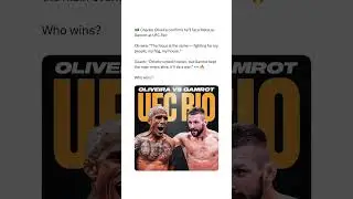 Oliveira vs GAMROT official 🔥