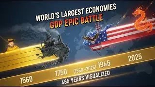 The 465-Year GDP Race: World's Largest Economies Visualized (1560&ndash;2025)