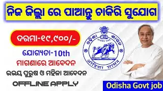 All Odisha govt job || Odisha latest government jobs vacancies || Tech Information ||