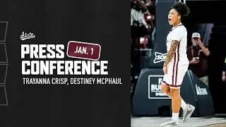 WOMEN'S BASKETBALL | Trayanna Crisp, Destiney McPhaul vs Auburn - 1/1/26