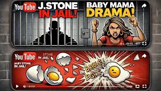 why's j.stone in jail? His baby mama throwing eggs at the glass window 👀!!