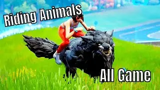 *NEW* Fortnite Riding Animals All Game..