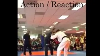 Dan Camarillo action reaction switch in a Judo comp