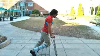 How to Walk Insanely Fast On Crutches!