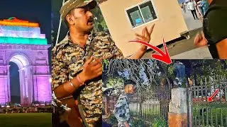 India gate pe aake galti kar diya 😡 army wale uncle se behas logon ki, india gate vlogs