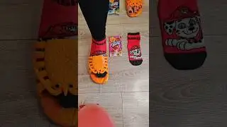 Best Paw Patrol socks😊😁Surprise lollipop #shortvideo
