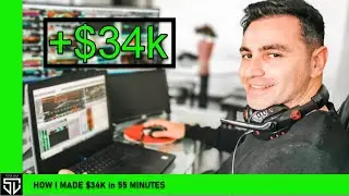 $34000 dollars profit in 55 minutes trading SPCE