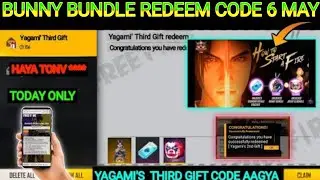FREE FIRE REDEEM CODE TODAY | BUNNY BUNDLE REDEEM CODE TODAY 10 MAY | FF REDEEM CODE TODAY