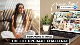 How to Make a Vision Board for 2024 | Free Canva Template - The Life Upgrade Challenge 3/5
