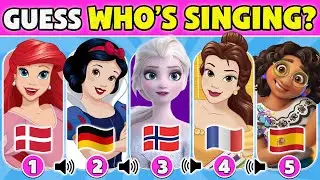 👸 Guess WHO&rsquo;S SINGING? 🌍 Guess 60 DISNEY PRINCESSES SINGING In Their Native Languages! | NT Quiz