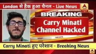 CarryMinati Hacked carryminati hacked, carryminati hacked pubg, carryminati account hacked,@carrymin