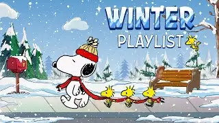 The Scent of Winter with Snoopy Morning 🧊🌨❄️ | Cozy Jazz Playlist for Work, Reading & Relaxation