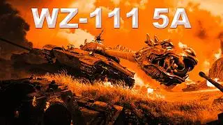 WZ-111 5A Игра на урон всем интересно | Tanks Blitz