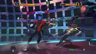 3 VS 3  (Nightcralwer - Thor - Nick Fury VS Quake - Corvus Glaive - Ghost Rider)  !! Game MCOC