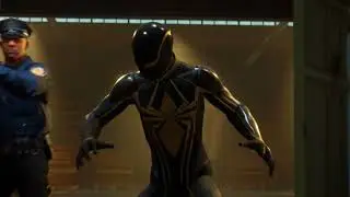 [Day16] Black Spider man suit in spider man remastered gameplay #spiderman 