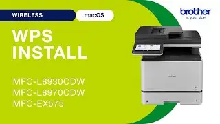 MFCL8930CDW set up wireless with WPS - Mac