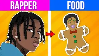 Guess The Rapper By Food | 2022 Rap Quiz Challenge