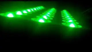 Светодиодный модуль 2835 3 диода 0.72W зеленый
