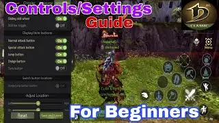 SIMPLE Settings/Controls For Beginners • Dragon Nest M Classic | I am Burj