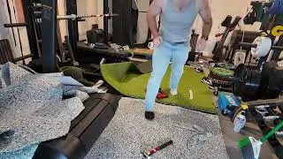 Turning My Home Gym Dream Into Reality: DIY Turf Install (Budget-Friendly Upgrade!) #homegymideas