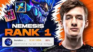 NEMESIS CAN'T BE STOPPED! Stealing EUW Rank 1 with AURELION SOL???