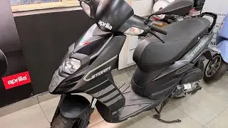 Best  Scooty Guys 125CC Aprilia Storm Guys_Amezing Black Colour Great features full review_#viral