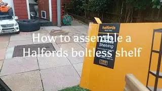 How to assemble a Halfords Boltless Shelf #shelfs #diy #assembly #halfords #tutorial #tutorials #fyp