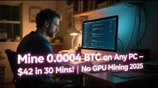 Mine 0.0004 BTC on Any PC &ndash; $42 in 30 Mins! | No GPU Mining 2025