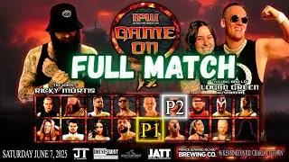 The Ghost Ricky Mortis VS The Big Bad LG Logan Green - Game On  IPW Heavyweight Tournament Round 1