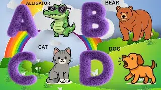 ALPHABET ANIMALS SONG | Learn the ABC Alphabet animals song for kids | ABC Alphabet phonics song