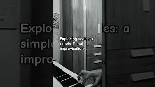 Exploring the F major chords with a simole improvisation #music #piano #freeimprovisation