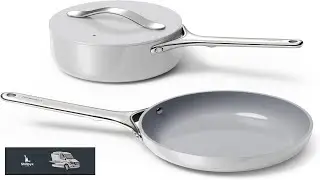 Caraway Mini Cookware Set Non Stick Ceramic Fry Pan (1.05 qt 8