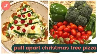 Delicious Pull Apart Christmas Tree Pizza