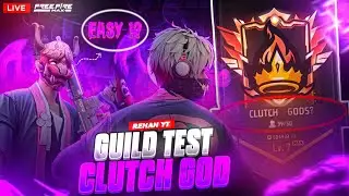 🔴 Free Fire Live Guild Test 🔥 1vs4 Hardest Fight ☠️ | Road to 60K Subscriber ! 🔥 #fflive #girllive