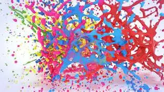 Colorful Splatter Logo Reveal (intro template) | Online Intro Maker