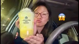 trying AVOCADO MANGO CREAM SLUSH boba [GONE WRONG] [GONE SEXUAL]