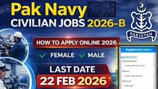 How to apply Online FOR Pak navy civilian jobs 2026 | Pak navy new jobs 2026 | Pak navy civilian job