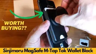 Sinjimoru for MagSafe Phone Grip, Compatible with MagSafe wallet, M Tap Tok Wallet Black - Worth It?