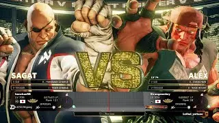 SFV Champion Edition🔥 Bonchan (Sagat) Vs Kichipa (Alex) 🔥 Online Match's 12-01-2022