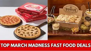 Top March Madness Fast Food Deals: Pizza, Sandwiches, Catering & More #youtube