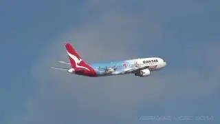 Qantas (Disney's Planes) 767-338/ER [VH-OGG] - Departure from Sydney - 30 March 2014