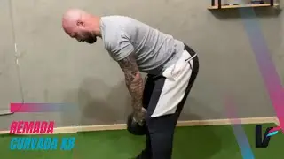 Remada Curva com Kettlebell