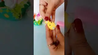 This little clay chick brings me joy🐥💛#diy #creativeclayideas #shorts