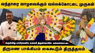 வந்தாரை வாழவைக்கும் வல்லக்கோட்டை முருகன்|Murugan Krithigai Special|திருமண தடை நீக்கும் திருக்கோயில்